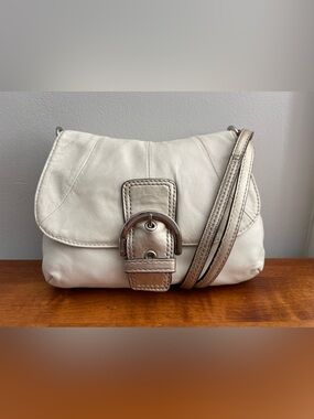 90's COACH Soho GENUINE LEATHER F45664 CROSSBODY BAG